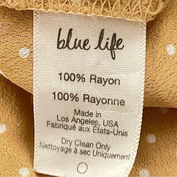 Blue Life gold and white strapless jumper romper size small S b10 - Picture 2 of 4